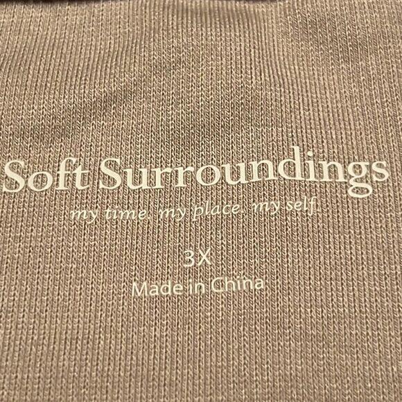 Soft Surroundings soft natural tank top 3X - Picture 3 of 6